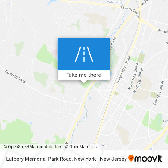 Lufbery Memorial Park Road map