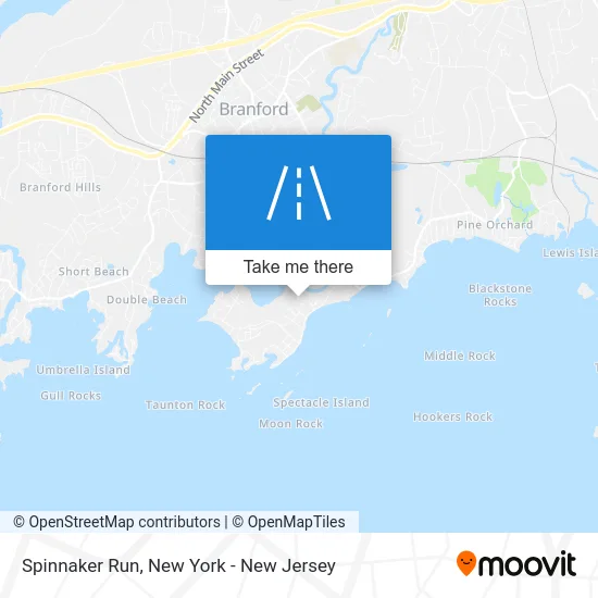 Spinnaker Run map