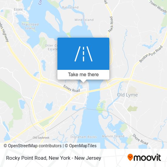 Mapa de Rocky Point Road