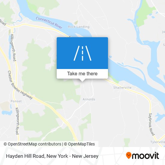 Hayden Hill Road map