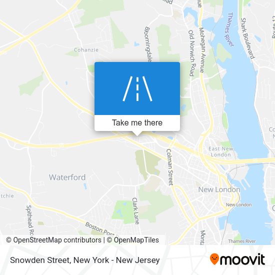 Mapa de Snowden Street