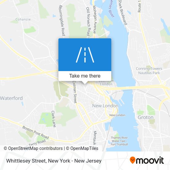 Mapa de Whittlesey Street