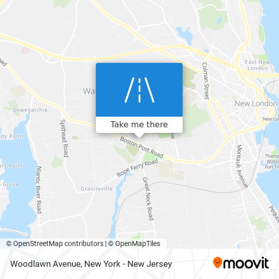 Mapa de Woodlawn Avenue