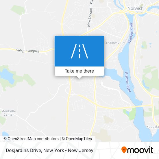 Mapa de Desjardins Drive