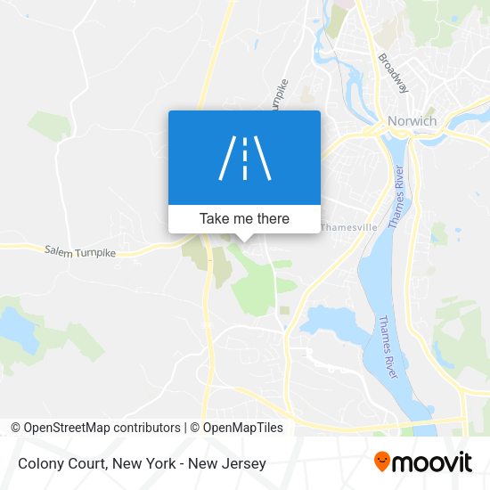Mapa de Colony Court