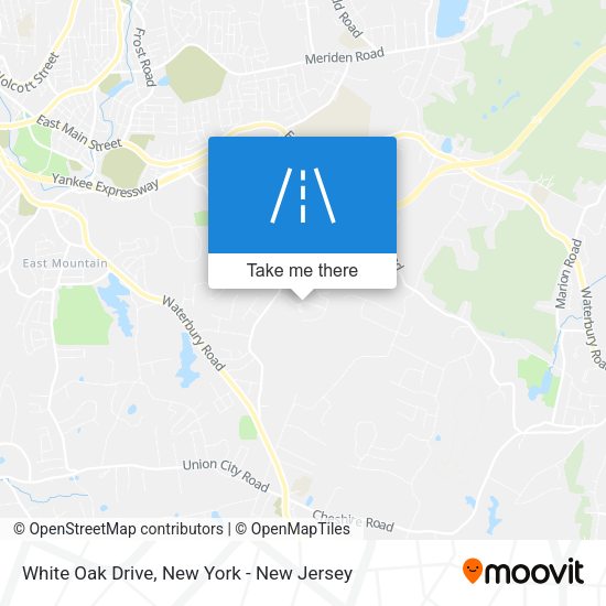 White Oak Drive map