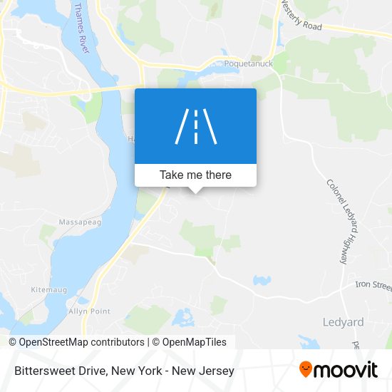 Mapa de Bittersweet Drive
