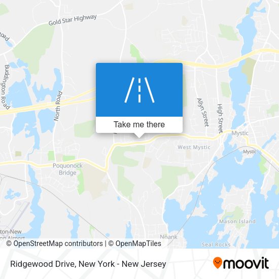 Ridgewood Drive map