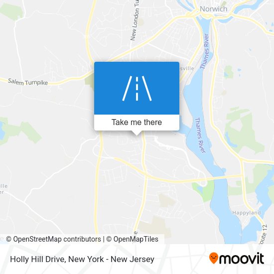 Mapa de Holly Hill Drive