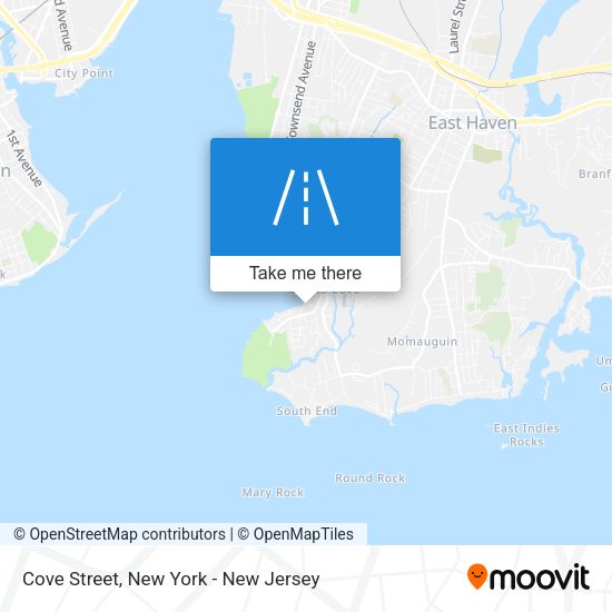 Mapa de Cove Street