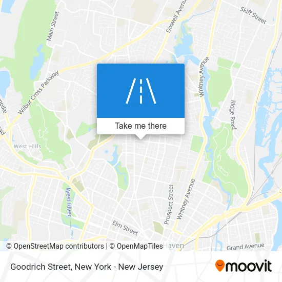 Mapa de Goodrich Street
