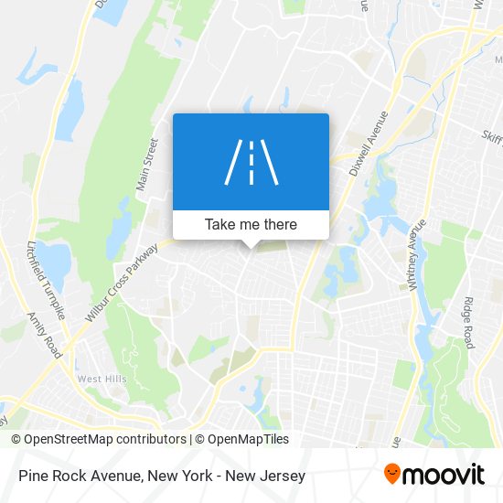 Mapa de Pine Rock Avenue