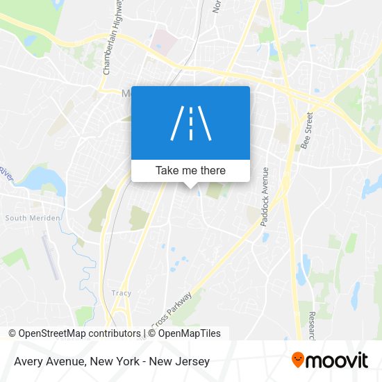 Mapa de Avery Avenue