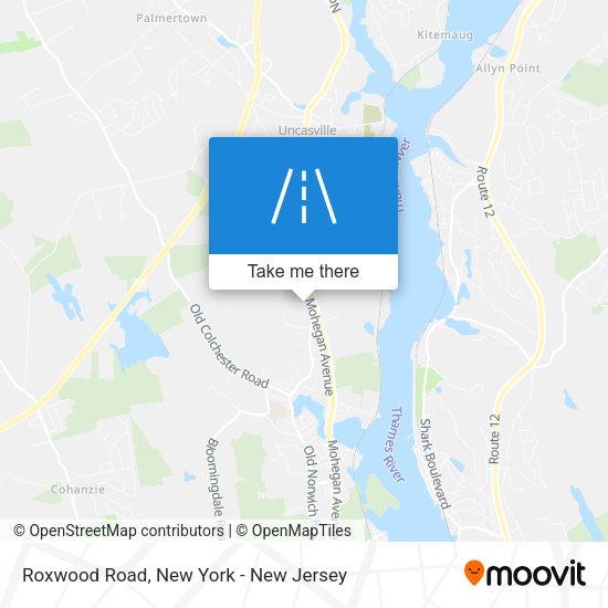 Mapa de Roxwood Road