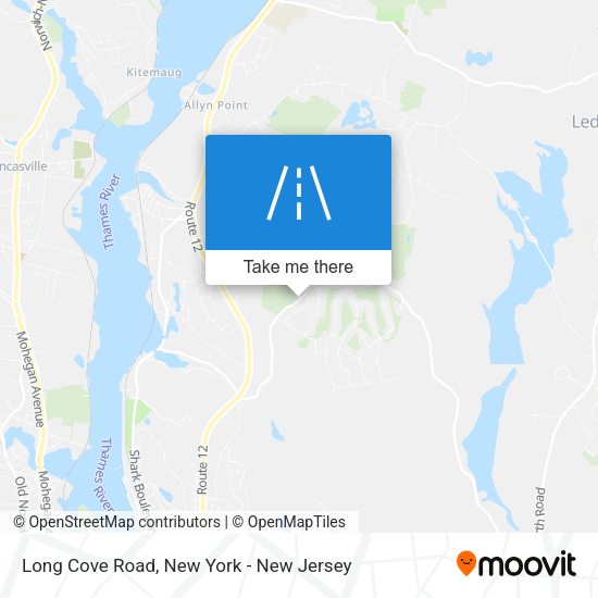 Long Cove Road map