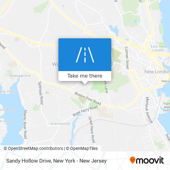 Sandy Hollow Drive map