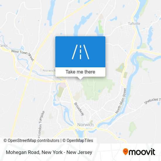 Mohegan Road map