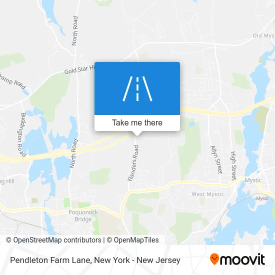 Pendleton Farm Lane map