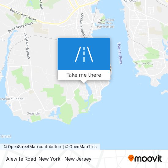 Mapa de Alewife Road