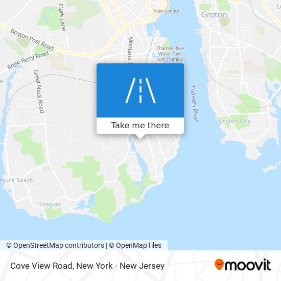 Mapa de Cove View Road