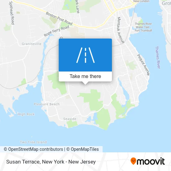 Susan Terrace map