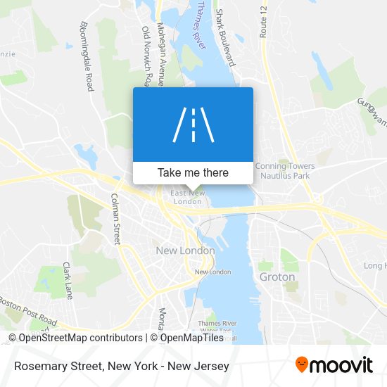 Mapa de Rosemary Street