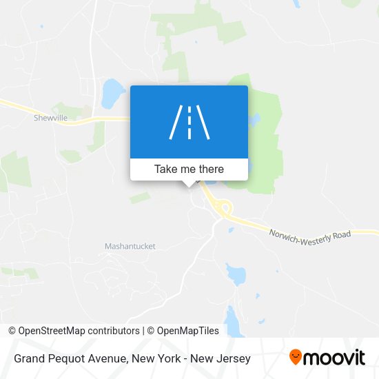 Mapa de Grand Pequot Avenue