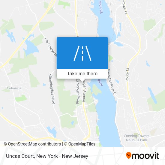 Mapa de Uncas Court