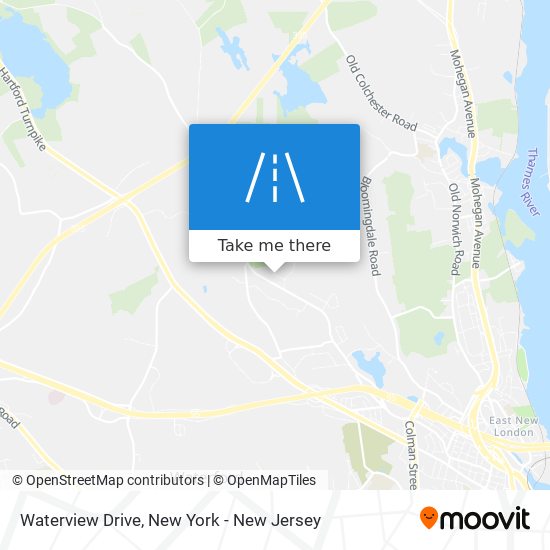 Mapa de Waterview Drive