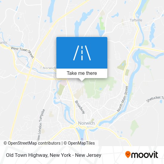 Mapa de Old Town Highway