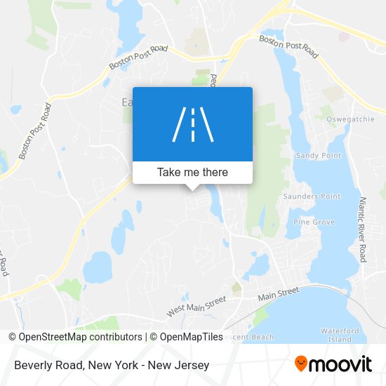 Mapa de Beverly Road