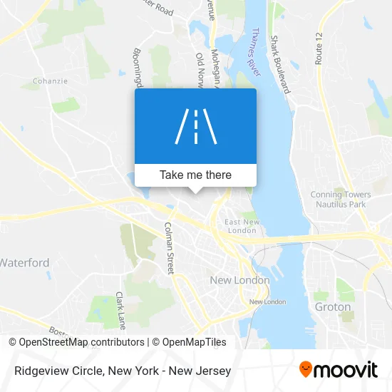 Ridgeview Circle map