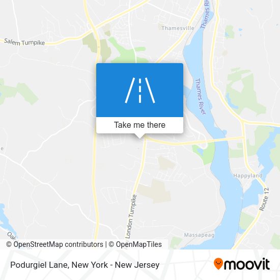 Mapa de Podurgiel Lane