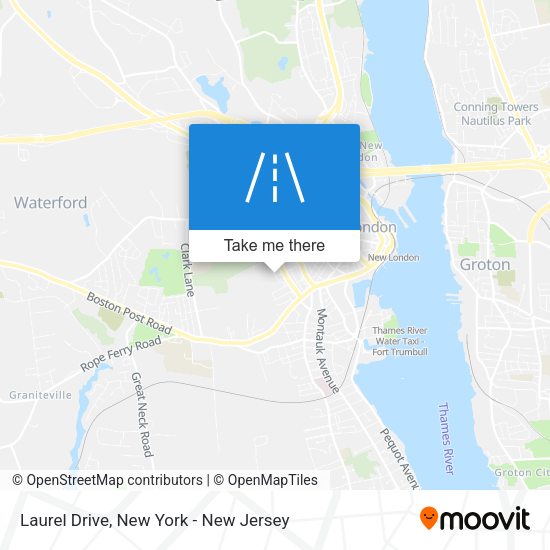 Mapa de Laurel Drive