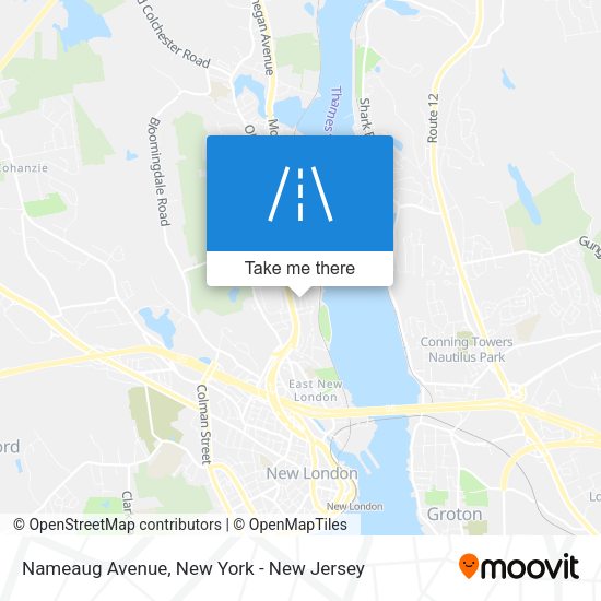 Mapa de Nameaug Avenue