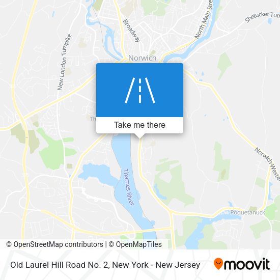 Old Laurel Hill Road No. 2 map