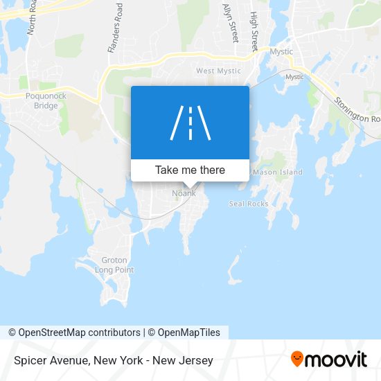 Mapa de Spicer Avenue