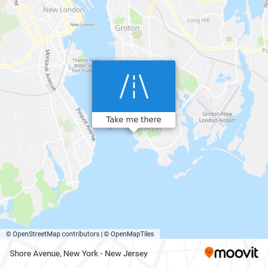 Mapa de Shore Avenue