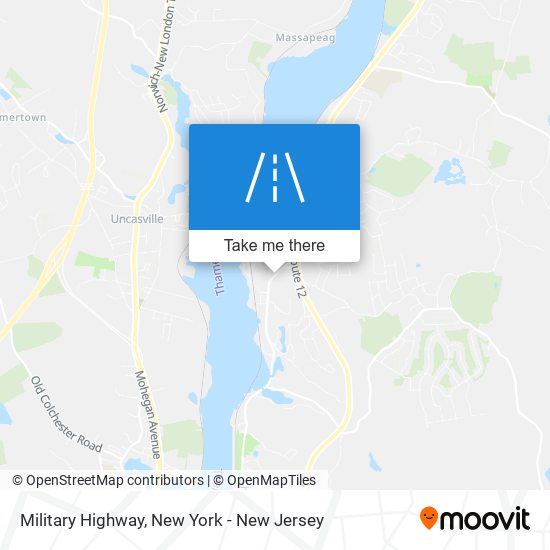 Military Highway map