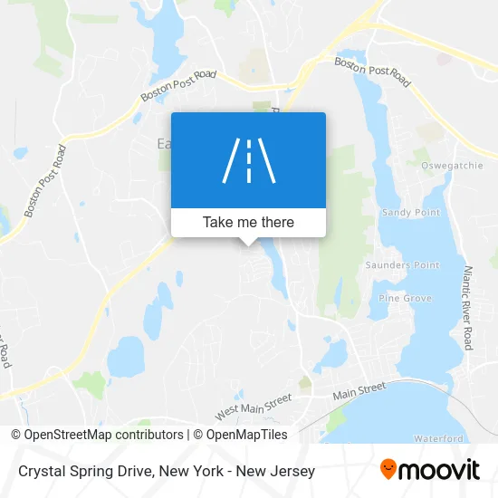 Crystal Spring Drive map