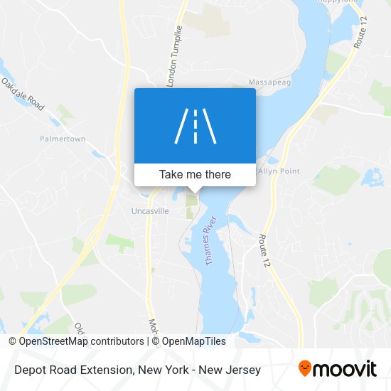 Mapa de Depot Road Extension