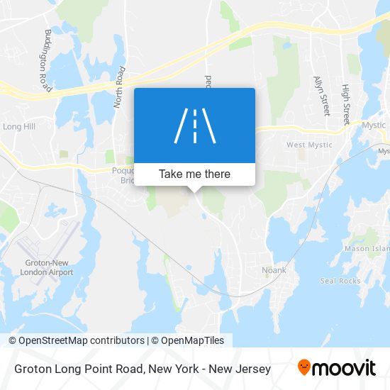 Mapa de Groton Long Point Road