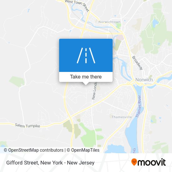 Mapa de Gifford Street