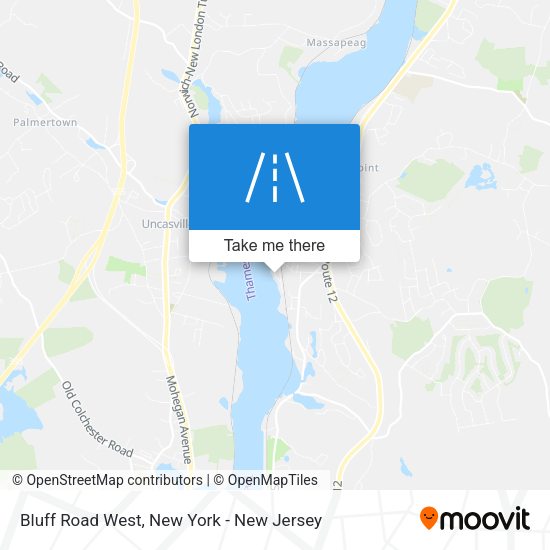 Mapa de Bluff Road West