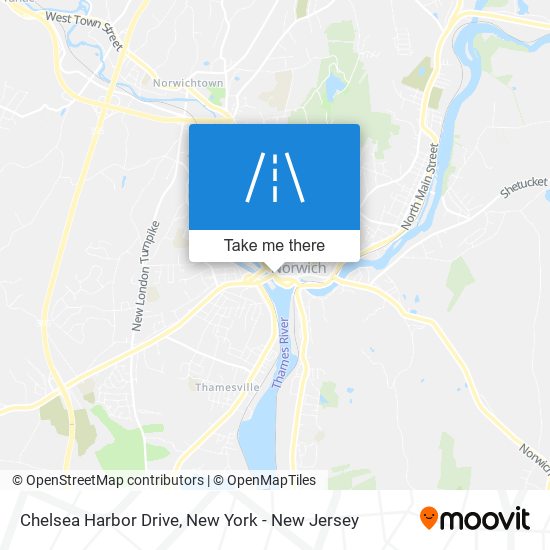 Chelsea Harbor Drive map