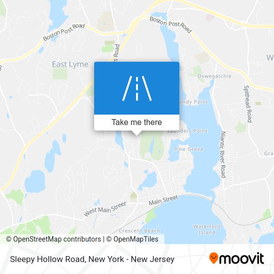 Mapa de Sleepy Hollow Road