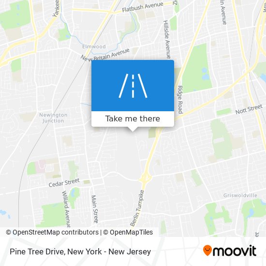 Pine Tree Drive map