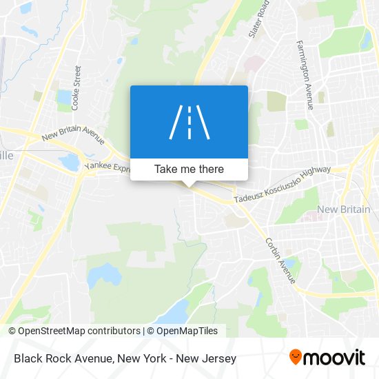 Black Rock Avenue map