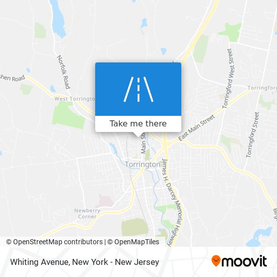 Whiting Avenue map