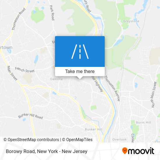 Borowy Road map